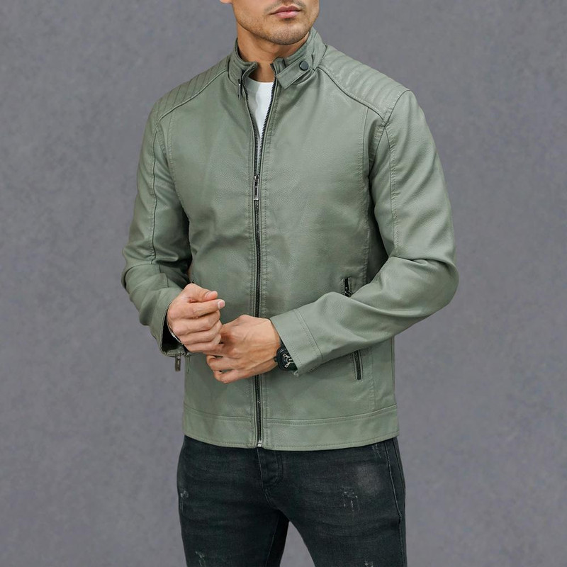 کت چرم مردانه مدل 1150-043