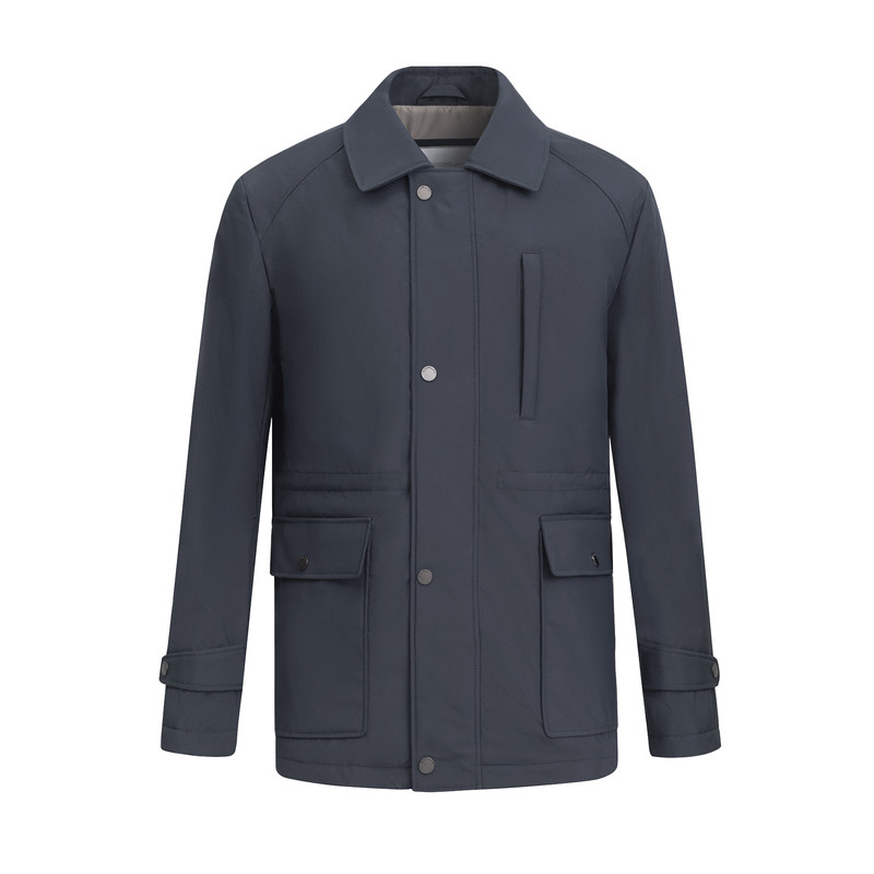 کاپشن مردانه کروم مدل جیب پاکتی 2520703