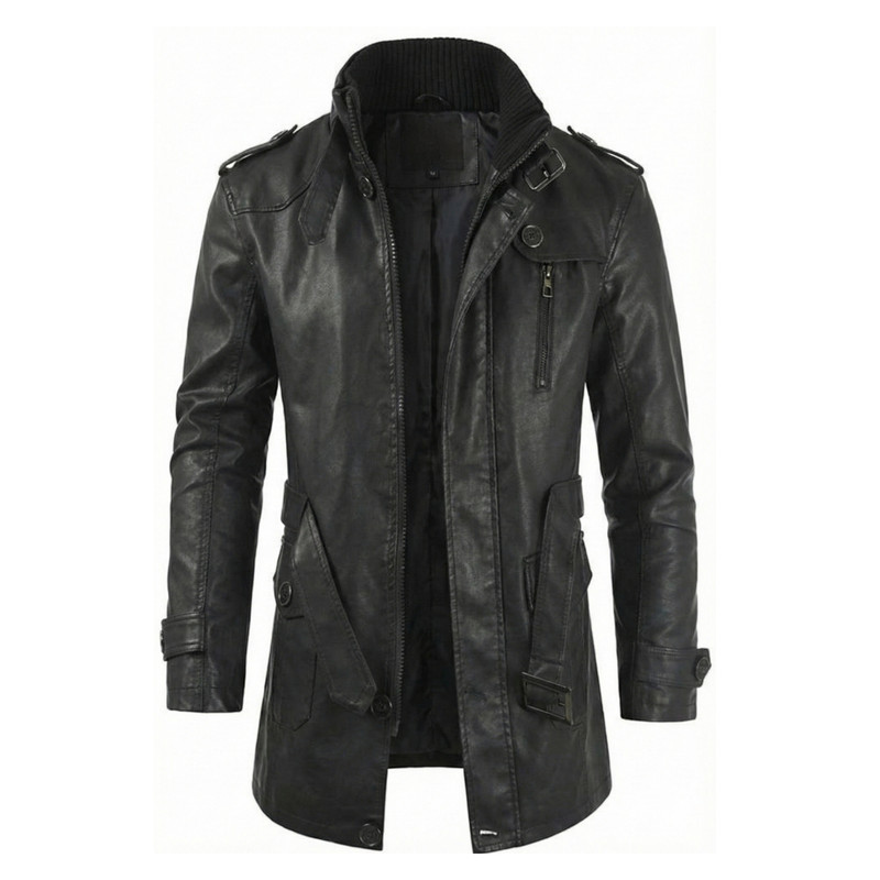 کت چرم مردانه مدل E302