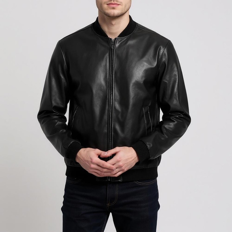 کت چرم مردانه مدل ارس