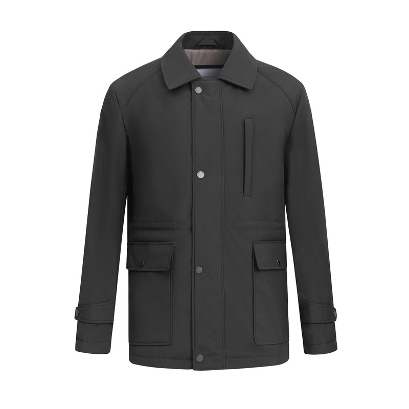 کاپشن مردانه کروم مدل جیب پاکتی 2520703