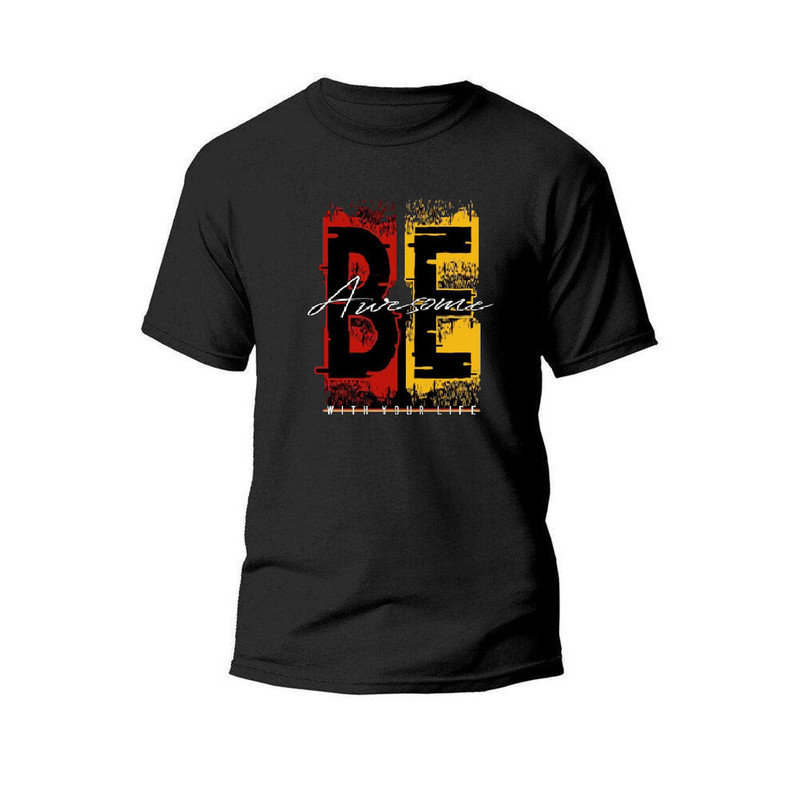 تی‌شرت آستین کوتاه مردانه مدل TN49 طرح نوشته