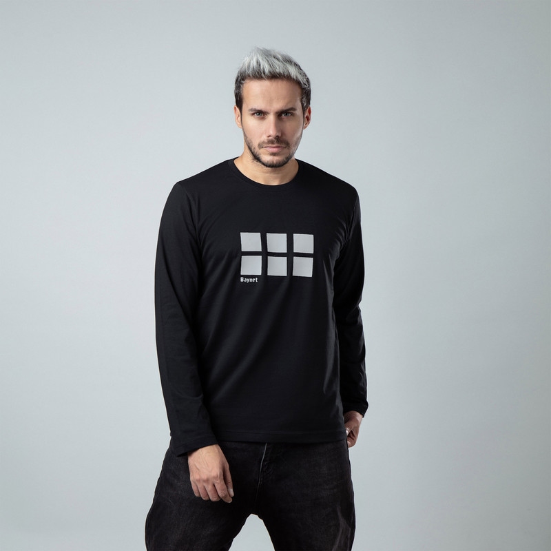 تی‌شرت آستین بلند مردانه باینت مدل 2261572-572