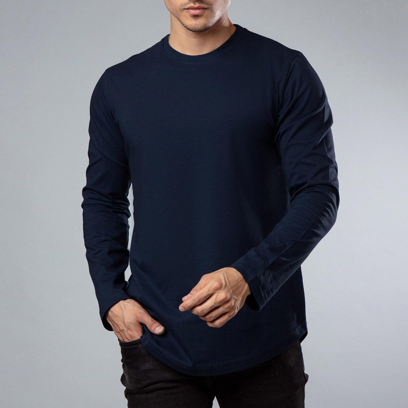 تیشرت آستین بلند مردانه باینت مدل 440-2