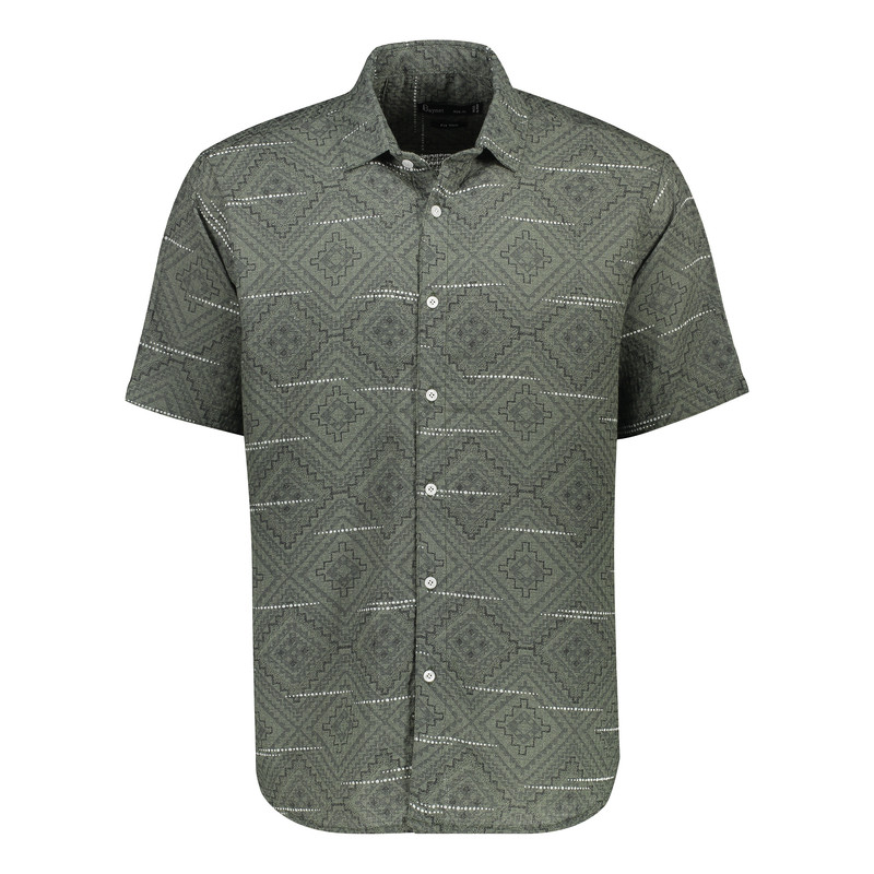 پیراهن آستین کوتاه یقه برگردان مردانه باینت مدل 2261825-2