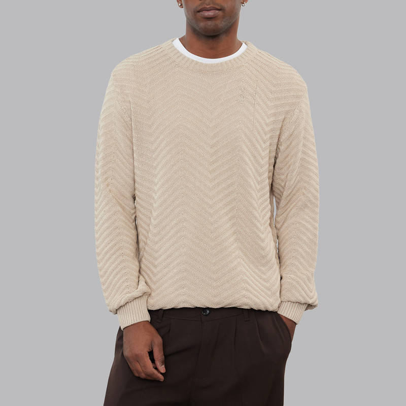 پلیور یقه گرد مردانه ترندیول مدل 825997280