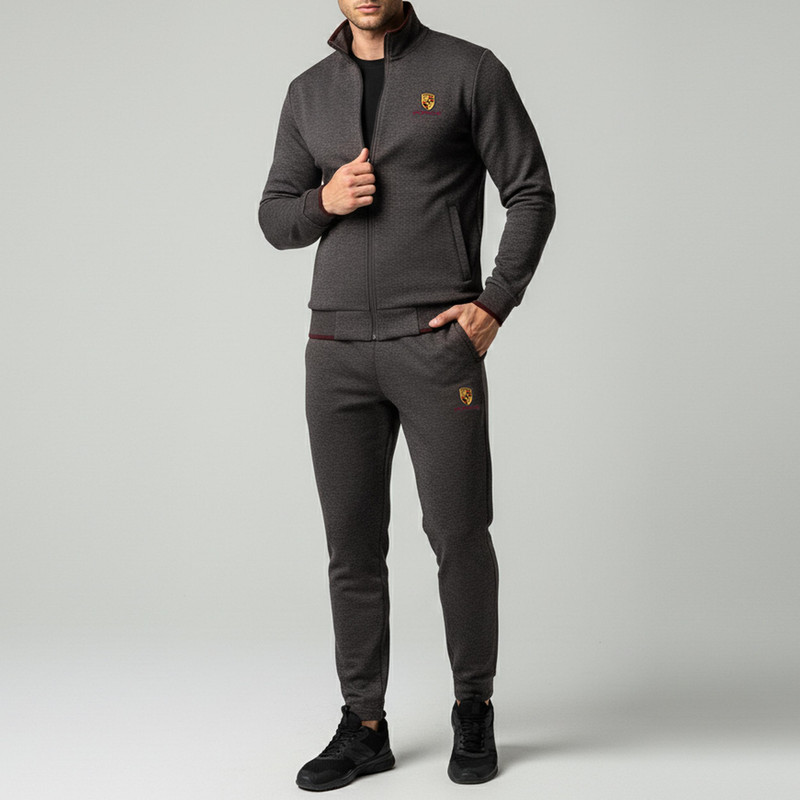 ست گرمکن و شلوار  ورزشی مردانه مدل P-O-R-C-H-E.GER.Y.DAR.K