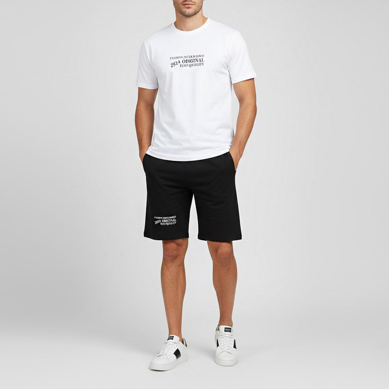 ست تی شرت و شلوارک مردانه مدل TS3