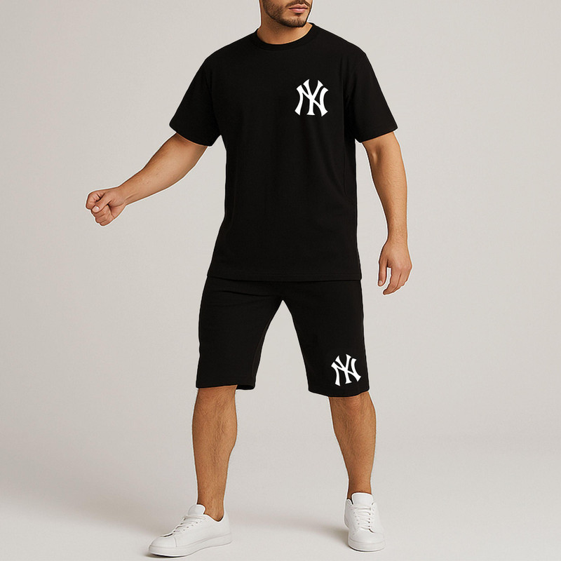 ست تی شرت و شلوارک مردانه مدل 14