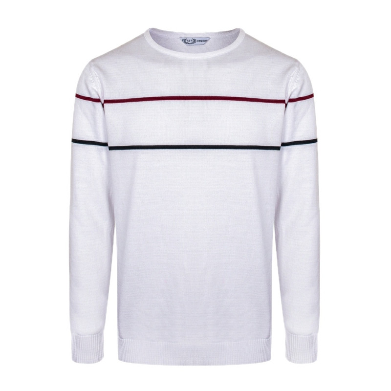 پلیور مردانه مدل یقه گرد نیم رگلان