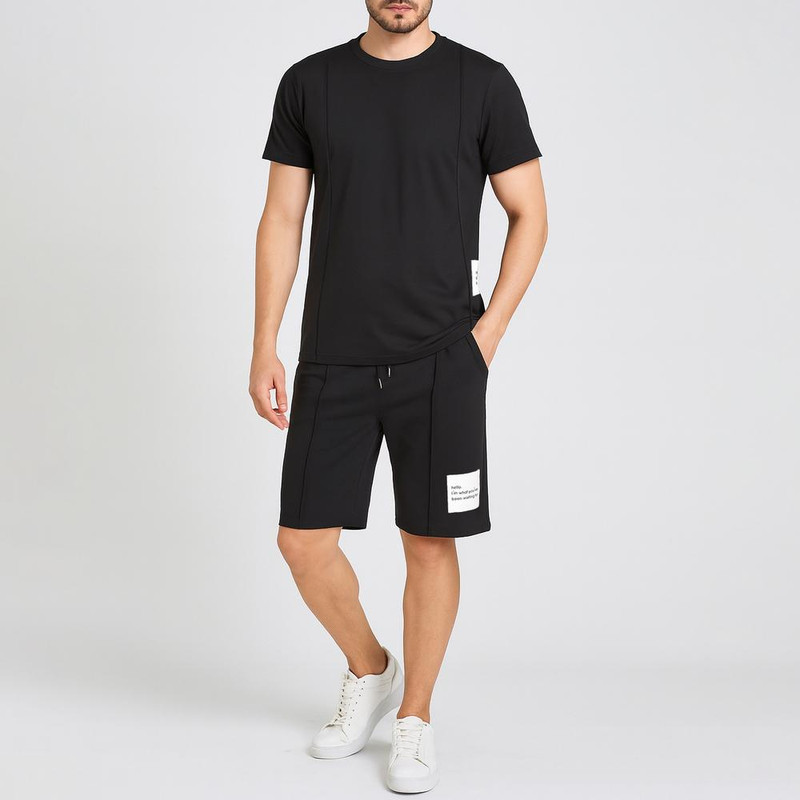 ست تی شرت و شلوارک مردانه مادر مدل 2099912