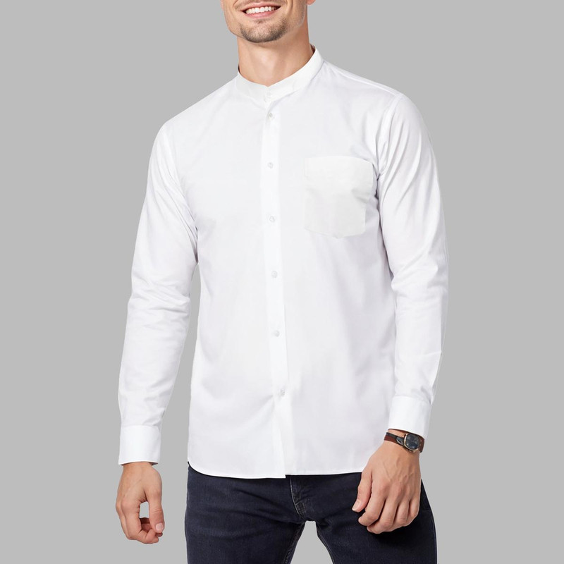 پیراهن آستین بلند مردانه نگین مدل دیپلمات