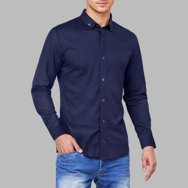 پیراهن آستین بلند مردانه مدل DL48