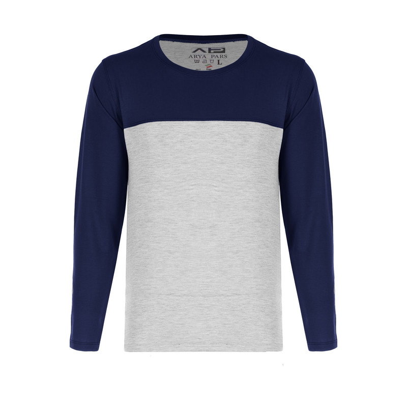 تی شرت آستین بلند مردانه  آریا پارس مدل so کد 1