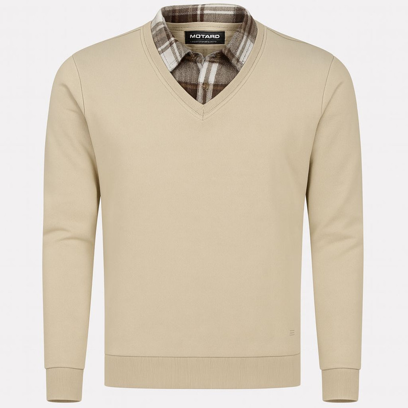 پلیور یقه برگردان مردانه مدل سلانیک