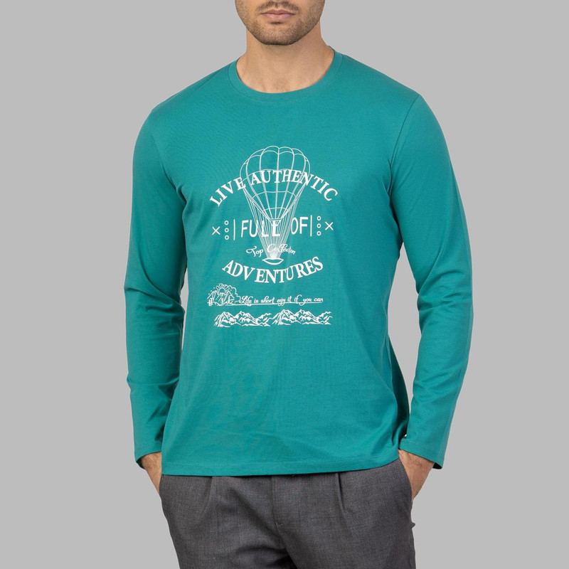 تی شرت آستین بلند مردانه باینت مدل 778-3