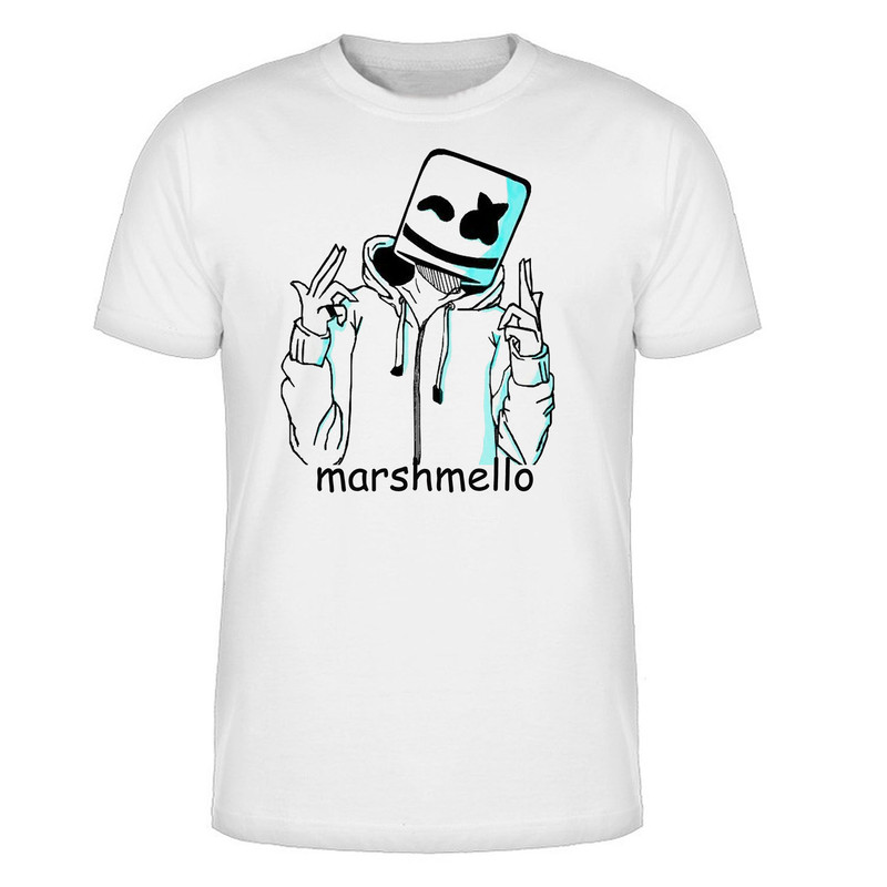 تی شرت آستین کوتاه مردانه مدل مارشملو کد 152