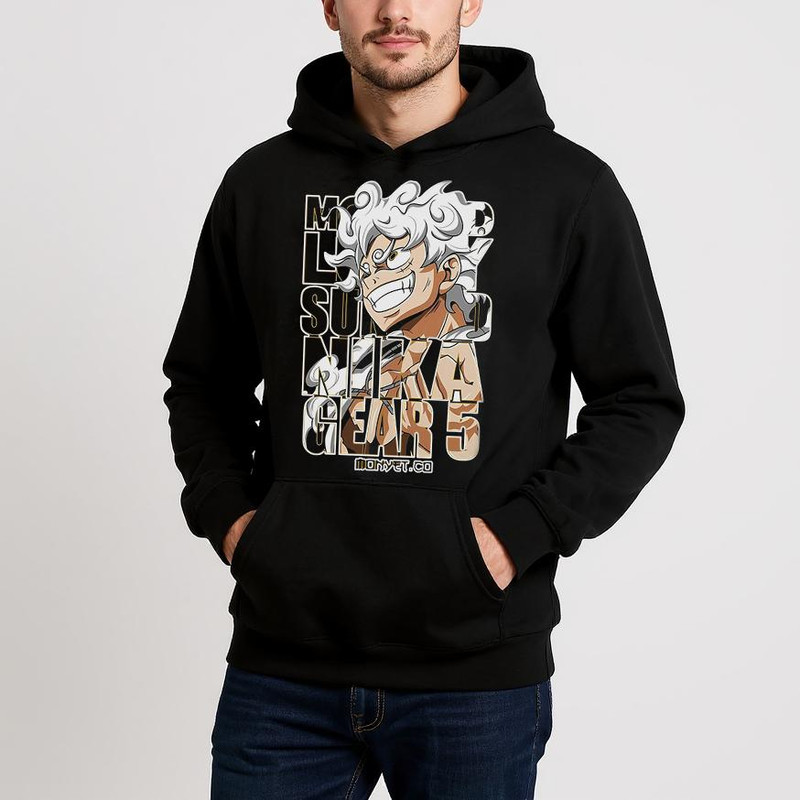 هودی مردانه مدل انیمه ای شخصیت لوفی انیمه وان پیس 404