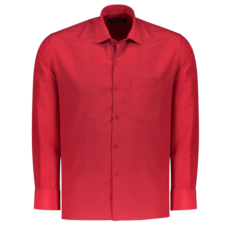 پیراهن آستین بلند یقه برگردان مردانه مدل JEEBDAAR