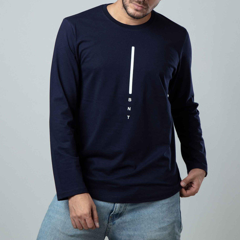 تی شرت لانگ آستین بلند مردانه باینت مدل 559-2