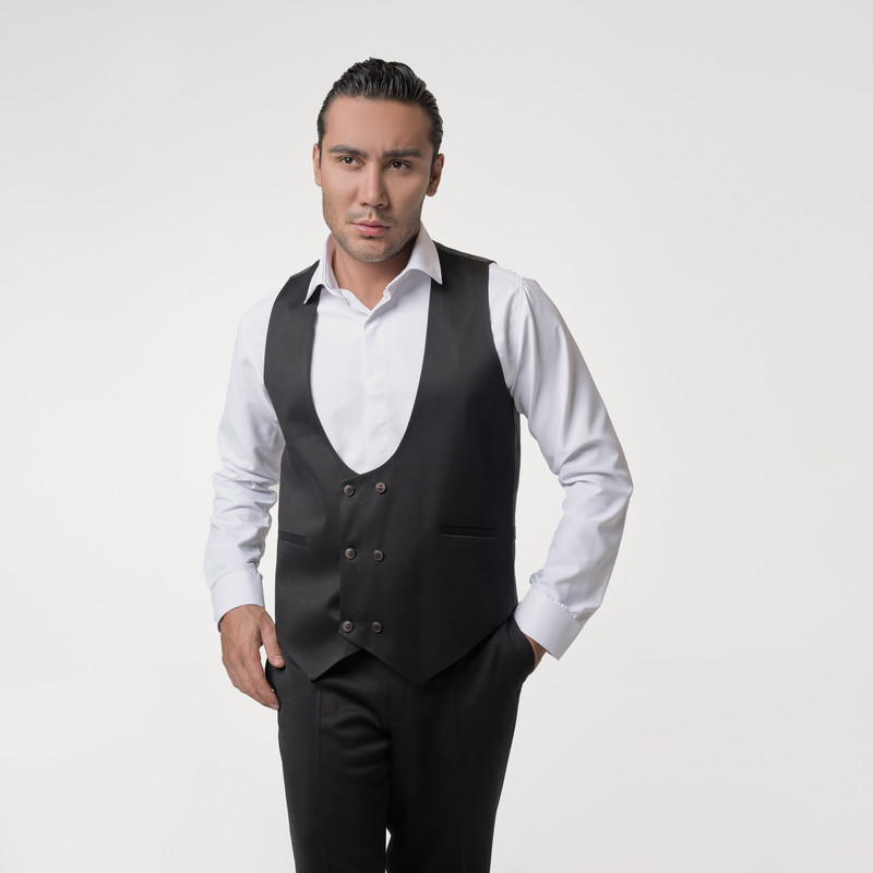 جلیقه رسمی مردانه مدل فاستونی 8898