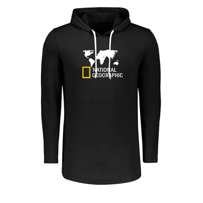 تی شرت کلاه دار آستین بلند مردانه مدل NA کد 6543