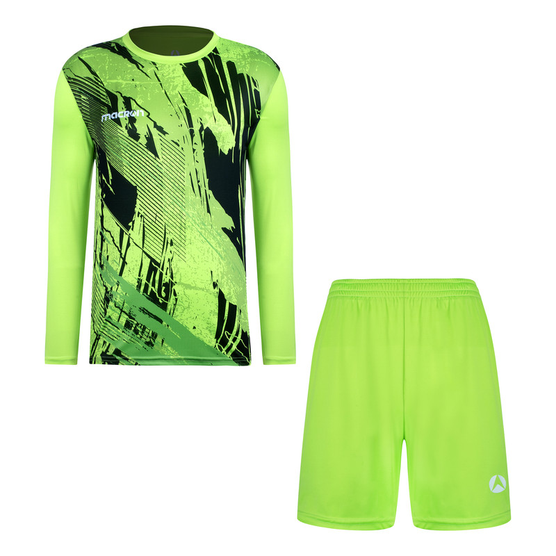 ست تی شرت و شلوارک ورزشی مردانه مکرون مدل دروازه بانی بوفون