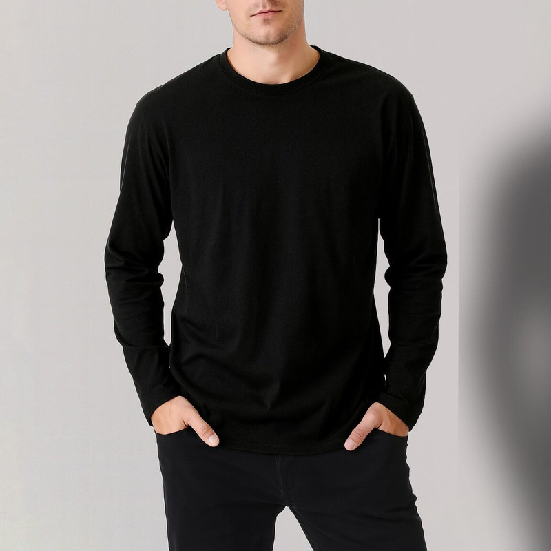 تی شرت آستین بلند مردانه مدل SA3