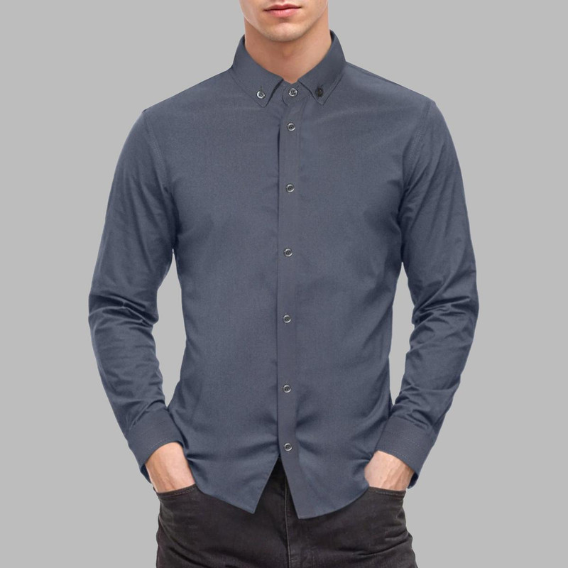 پیراهن آستین بلند مردانه مدل DL49