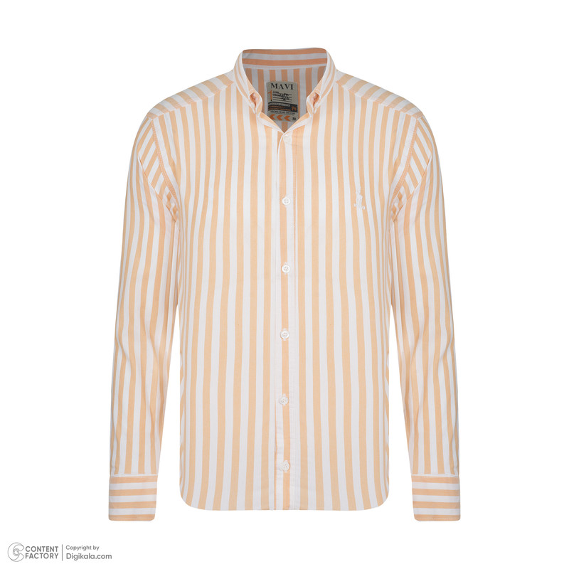 پیراهن آستین بلند مردانه راه دار مدل R4