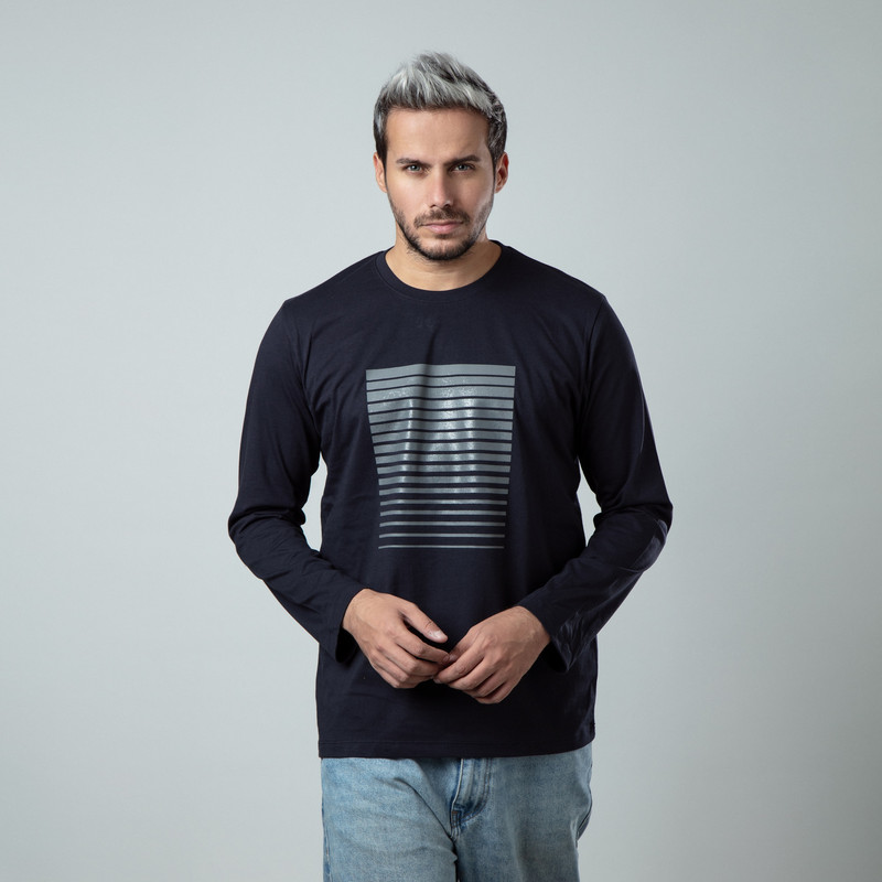 تی شرت آستین بلند مردانه باینت مدل 565-2