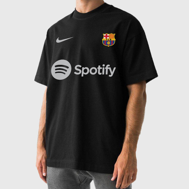 تی شرت آستین کوتاه مردانه مدل اسپرت بارسلونا کد v049