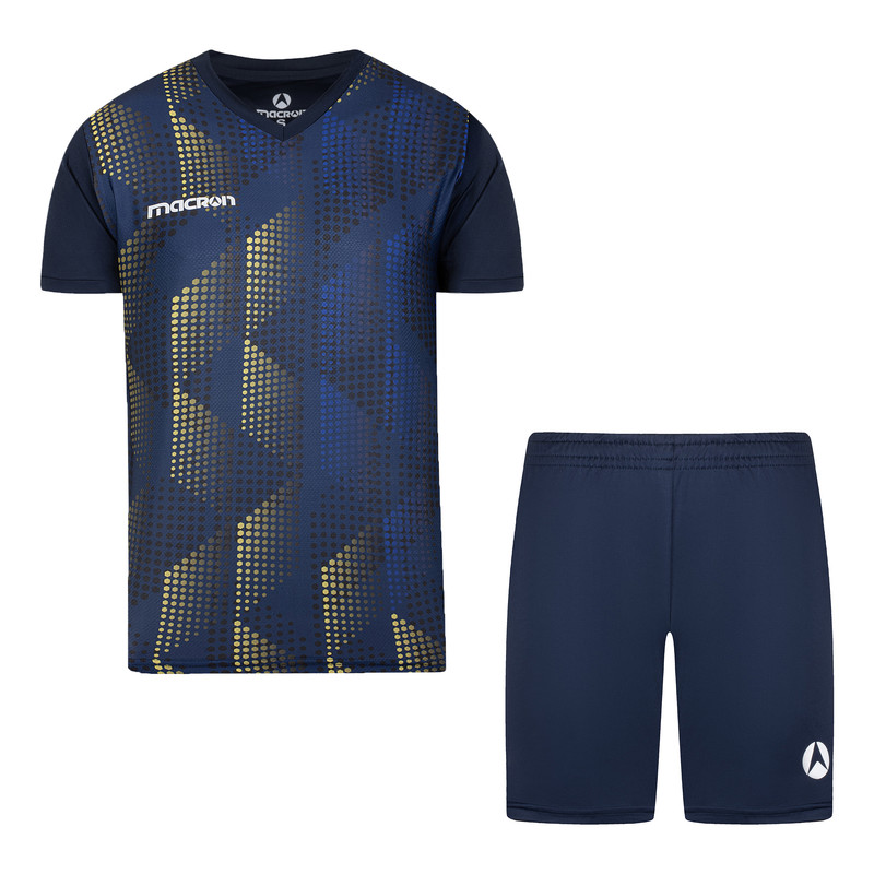 ست تی‌شرت و شلوارک ورزشی مردانه مکرون مدل کیان