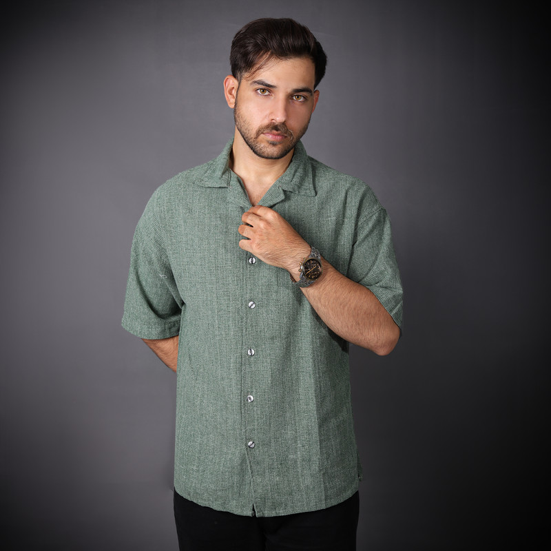 پیراهن آستین کوتاه مردانه مدل گلچین1483