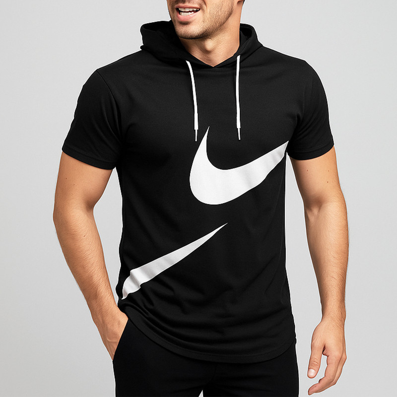 تیشرت کلاه دار مردانه مدل 00032711