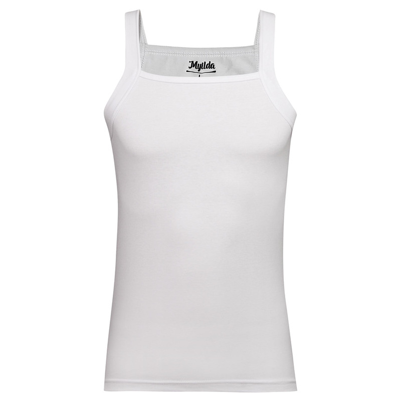 زیرپوش خشتی مردانه ماییلدا مدل پنبه ای کد 4713 رنگ سفید