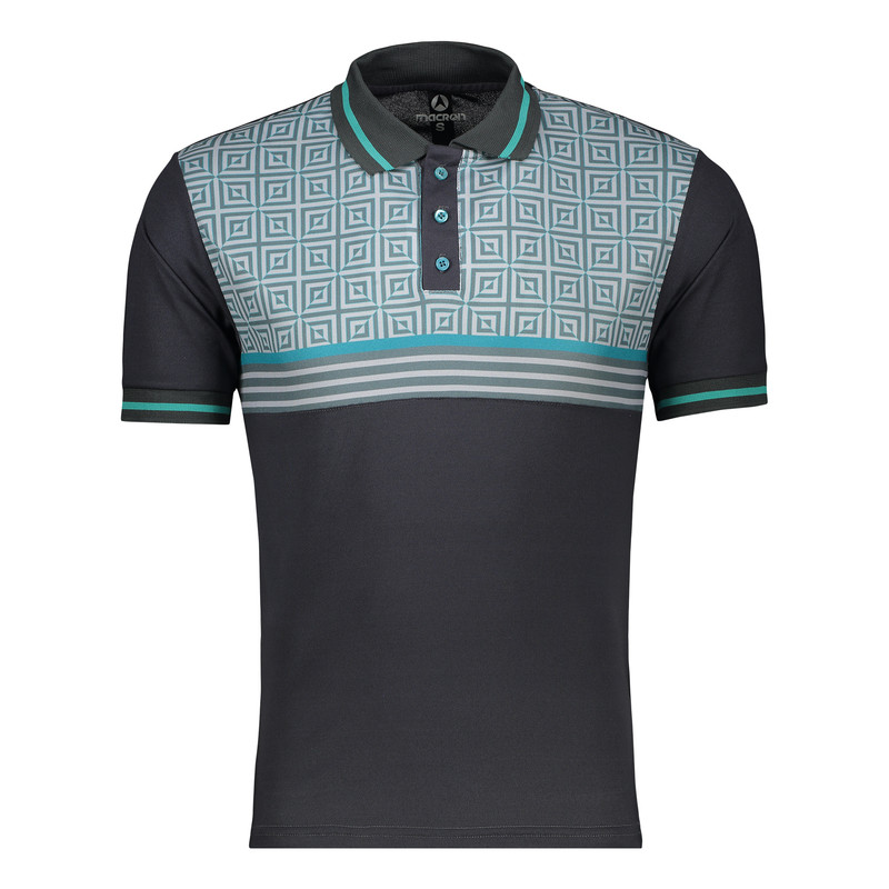 پولوشرت آستین کوتاه ورزشی مردانه مکرون مدل پرشین