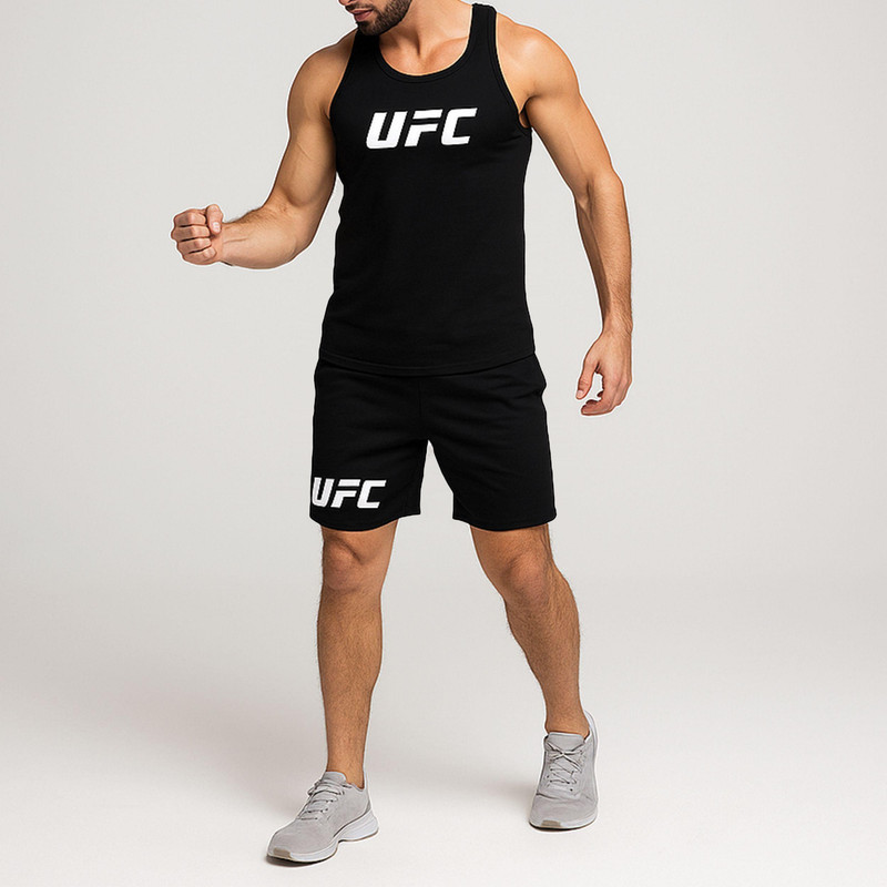 ست تاپ و شلوارک مردانه اولسون مدل UF123