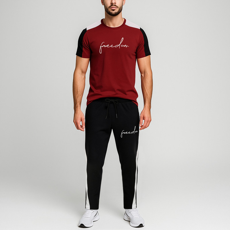 ست تی شرت و شلوار مردانه مادر مدل 4070-2