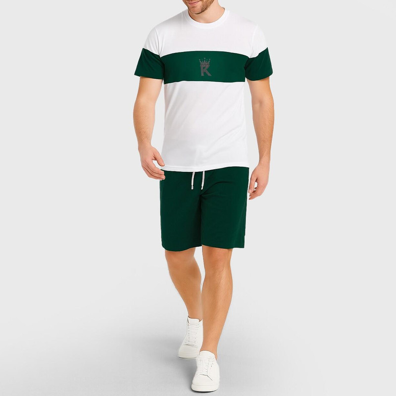 ست تی شرت و شلوارک مردانه مادر مدل Arta