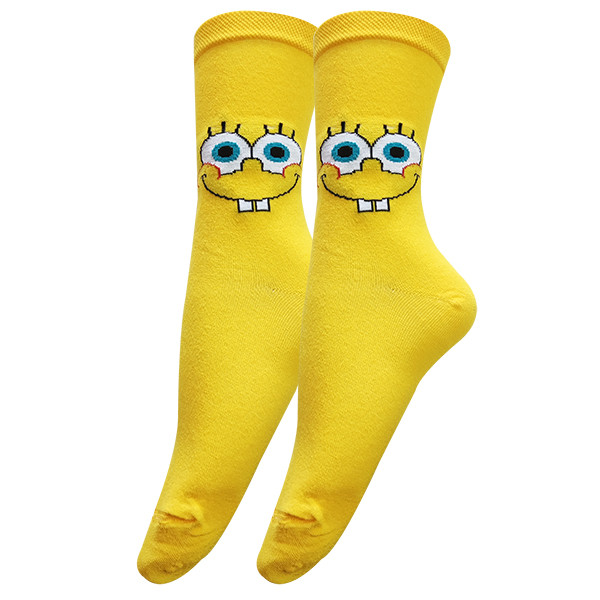 جوراب ساق بلند مردانه تن پوش هنگامه مدل باب اسفنجی