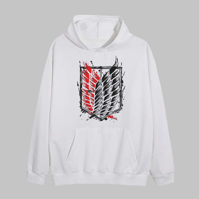 هودی مردانه مدل انیمه ای هنگ شناسایی اتک ان تایتان کد anm246