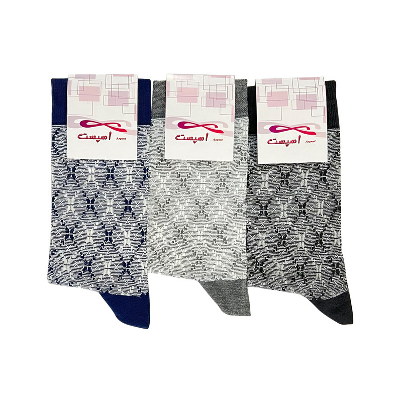 جوراب مردانه اسپست مدل ASP-2PH-Lng مجموعه 3 عددی