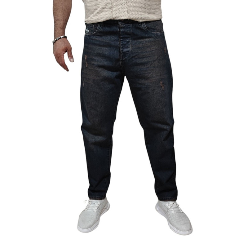 شلوار جین مام فیت مردانه مدل فشن کد k655