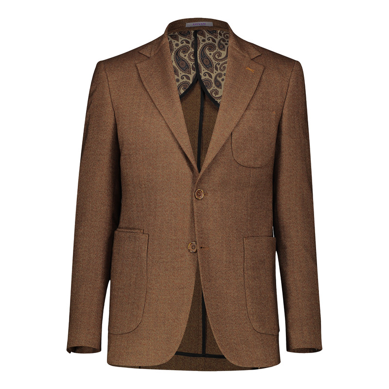 کت تک مردانه آریوان مدل جناغی کد B033