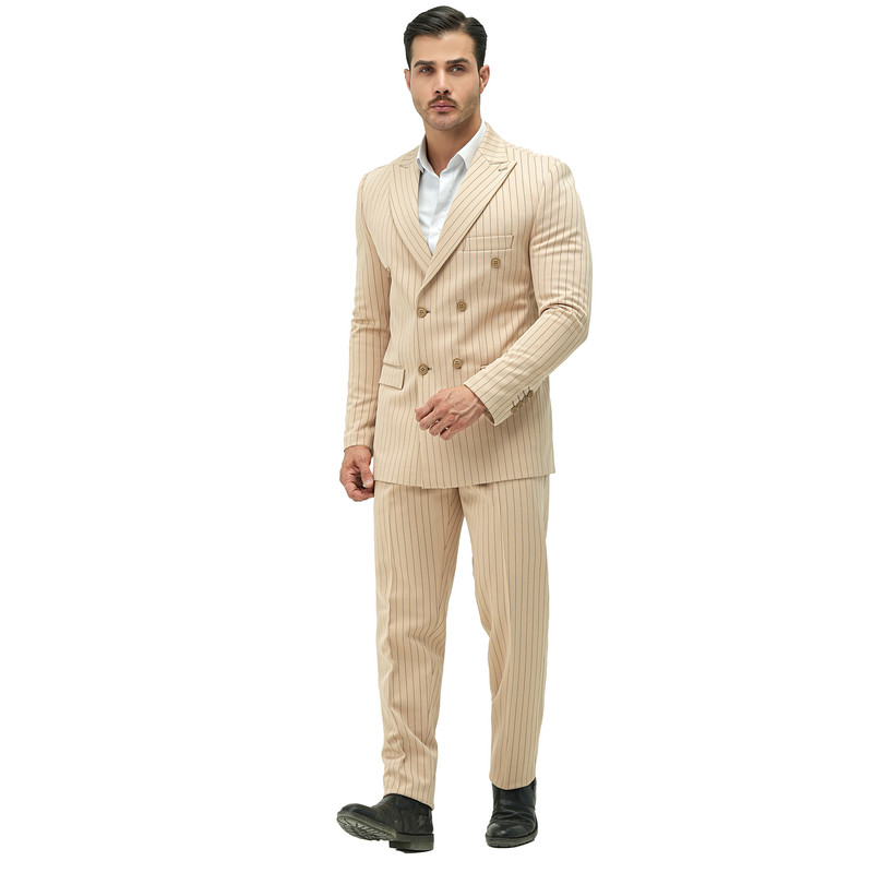 کت و شلوار مردانه مدل دیپلمات دبل برس 6060