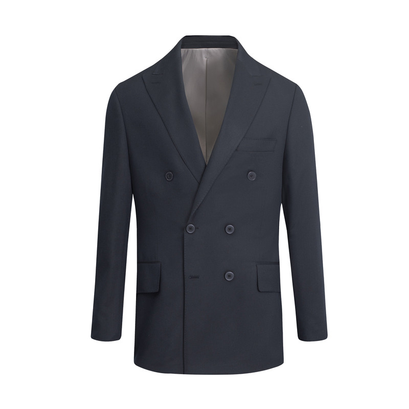 کت تک رسمی مردانه کروم مدل دبل برست 2520252