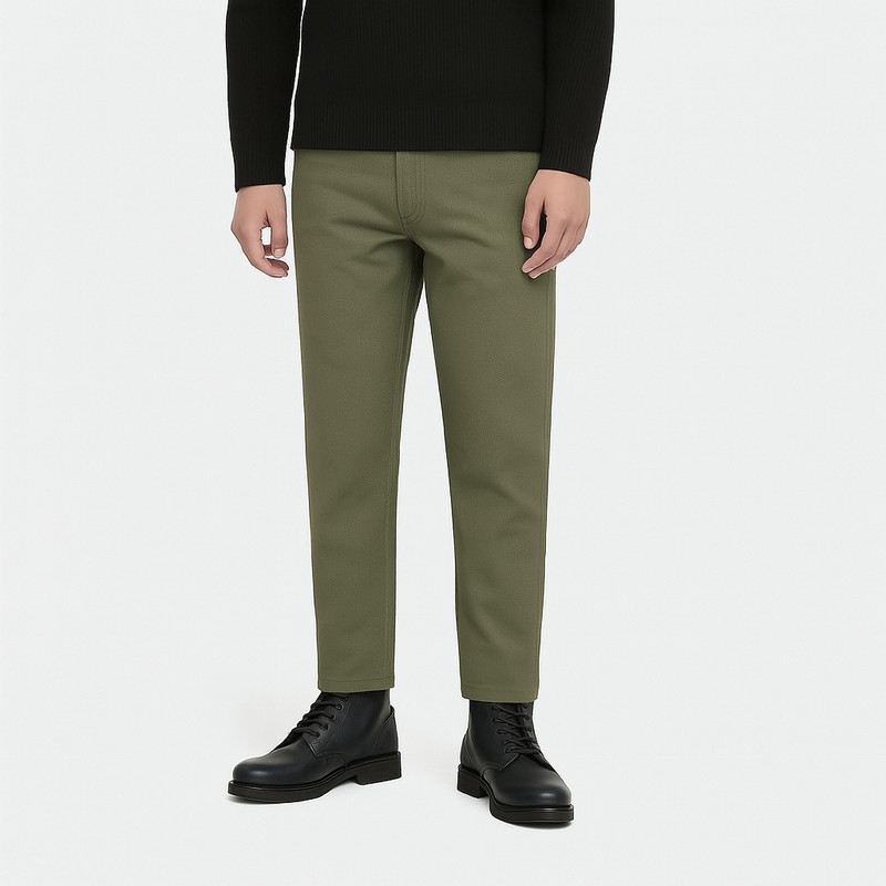 شلوار مام استایل مردانه مدل کتان کجراه کد sh128