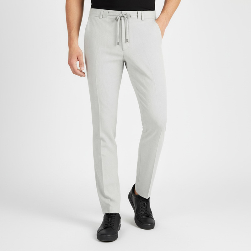 شلوار مردانه کروم مدل کمربند دار 2412506