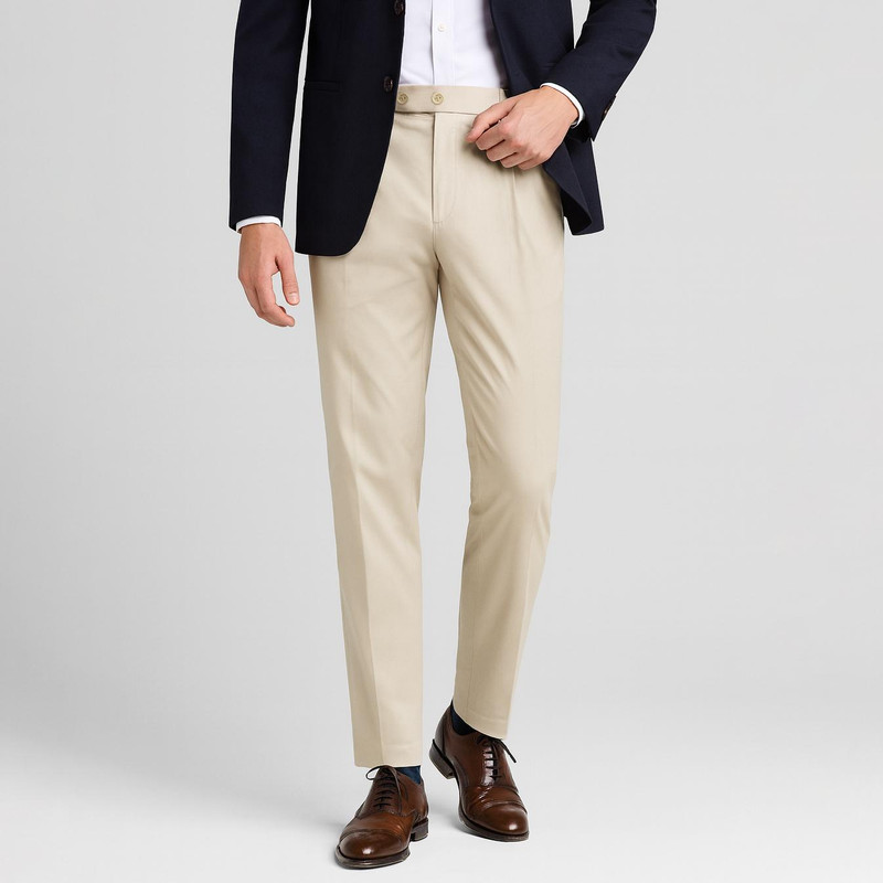 شلوار پیلی‌دار مردانه سیکس زیرو ناین مدل تونی